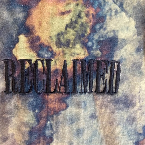 Reclaimed vintage earth blot dye T - Picture 2 of 4